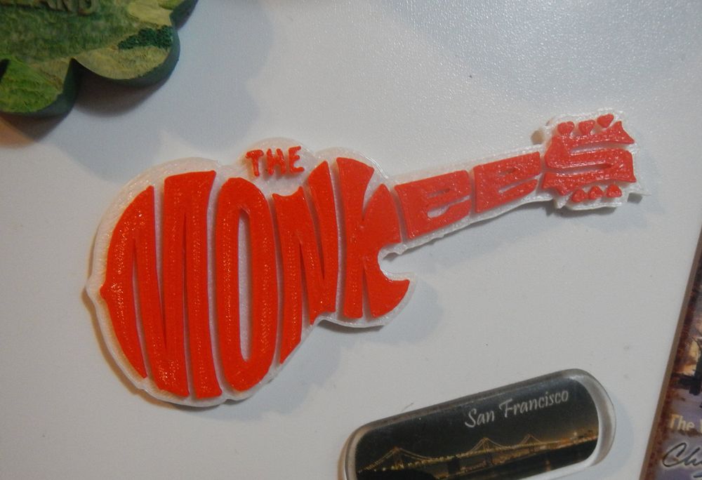 Monkees Guitar Logo magnet